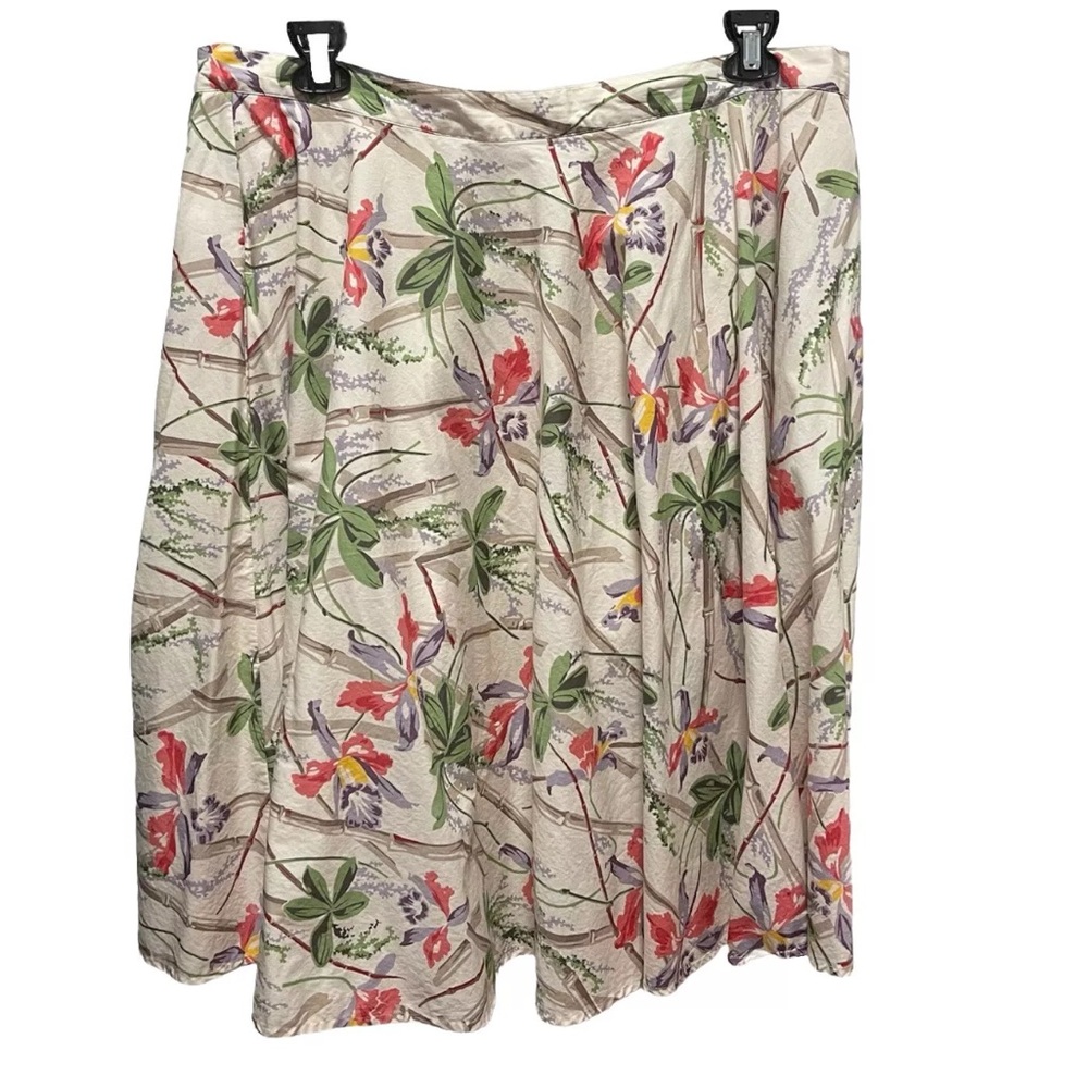 Hell Bunny Vixen A-Line Floral Skirt 50's Plus Size Size 3XL